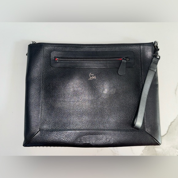 Christian Louboutin Studded Peter Clutch (Black) - Picture 10 of 13